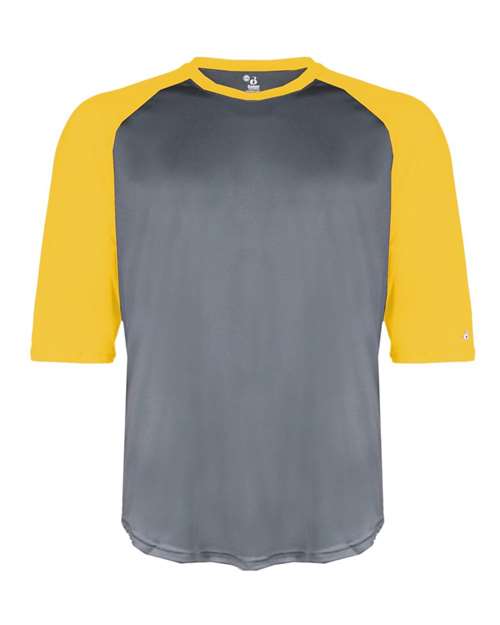 Youth B-Core 3/4 Sleeve Baseball T-Shirt - 2133