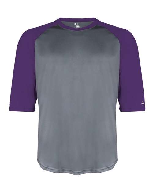 Youth B-Core 3/4 Sleeve Baseball T-Shirt - 2133