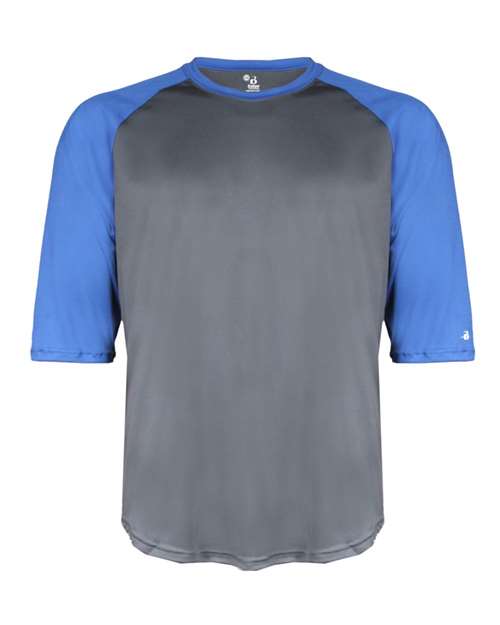 B-Core Three-Quarter Sleeve Baseball T-Shirt - 4133