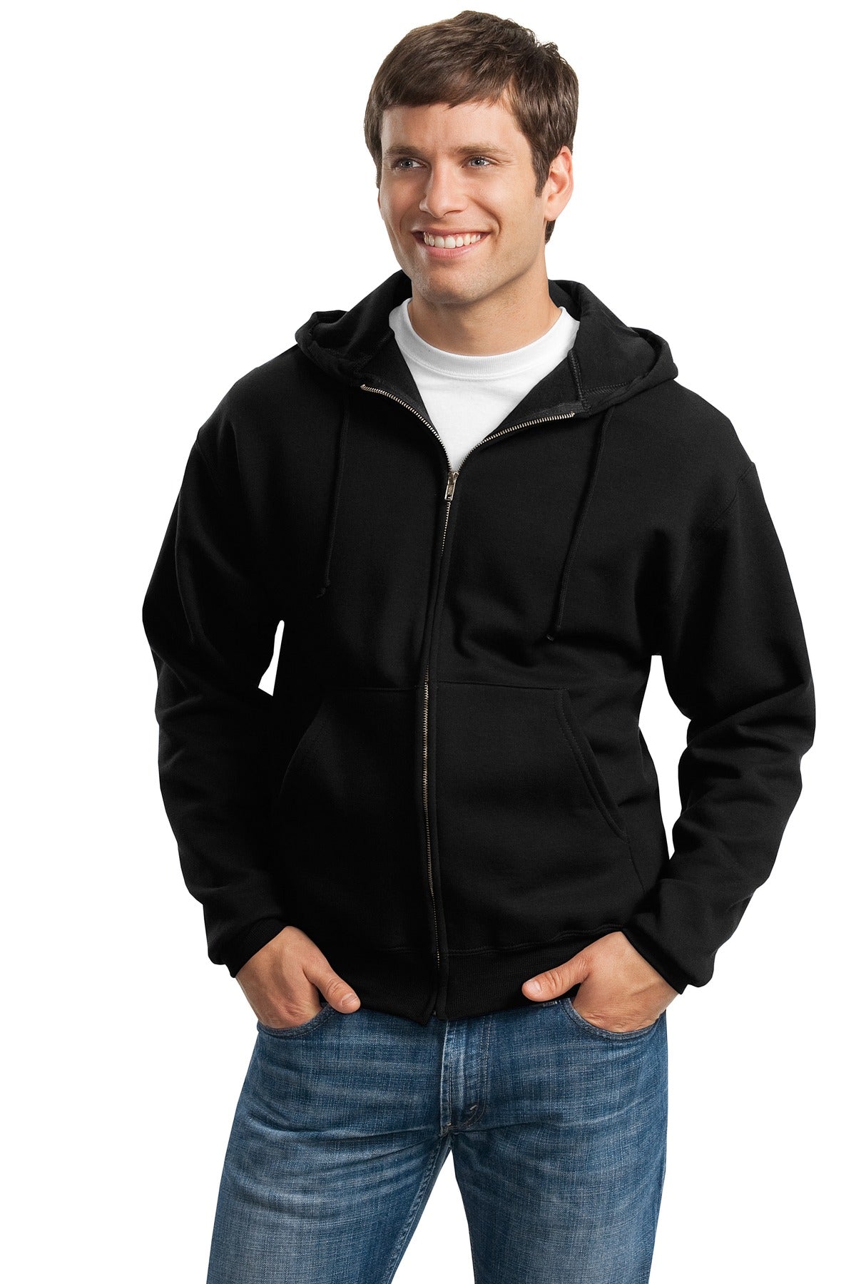 4999M – Jerzees   Super Sweats   NuBlend   - Full-Zip Hooded Sweatshirt.