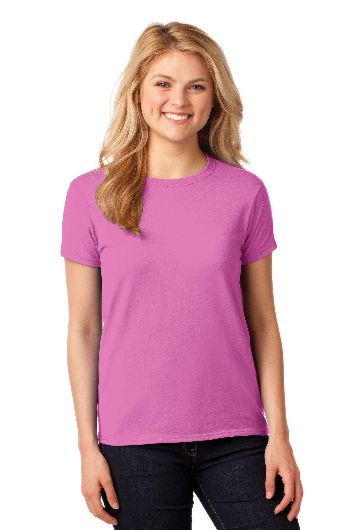 5000L – Gildan   Women's Heavy Cotton 100% Cotton T-Shirt.