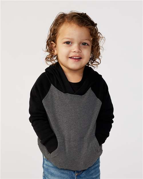 Toddler Special Blend Hooded Raglan Sweatshirt - PRM10TSB