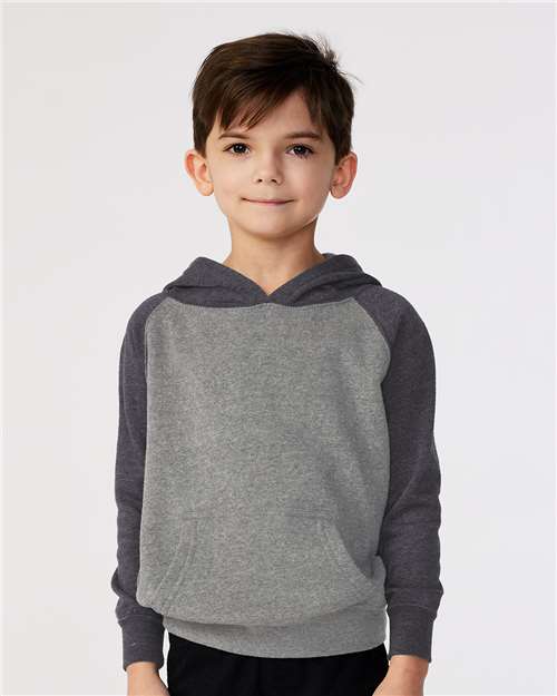 Toddler Special Blend Hooded Raglan Sweatshirt - PRM10TSB