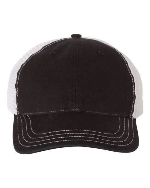 Garment-Washed Trucker Cap - 111