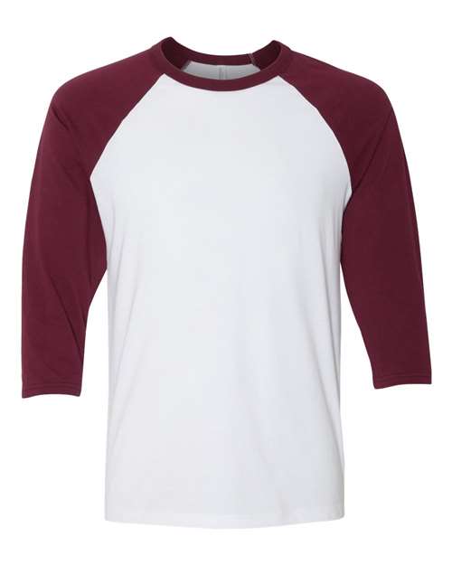 Three-Quarter Sleeve Baseball Tee - 3200