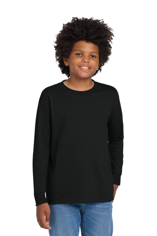 Gildan Youth Heavy Cotton 100% Cotton Long Sleeve T-Shirt. 5400B