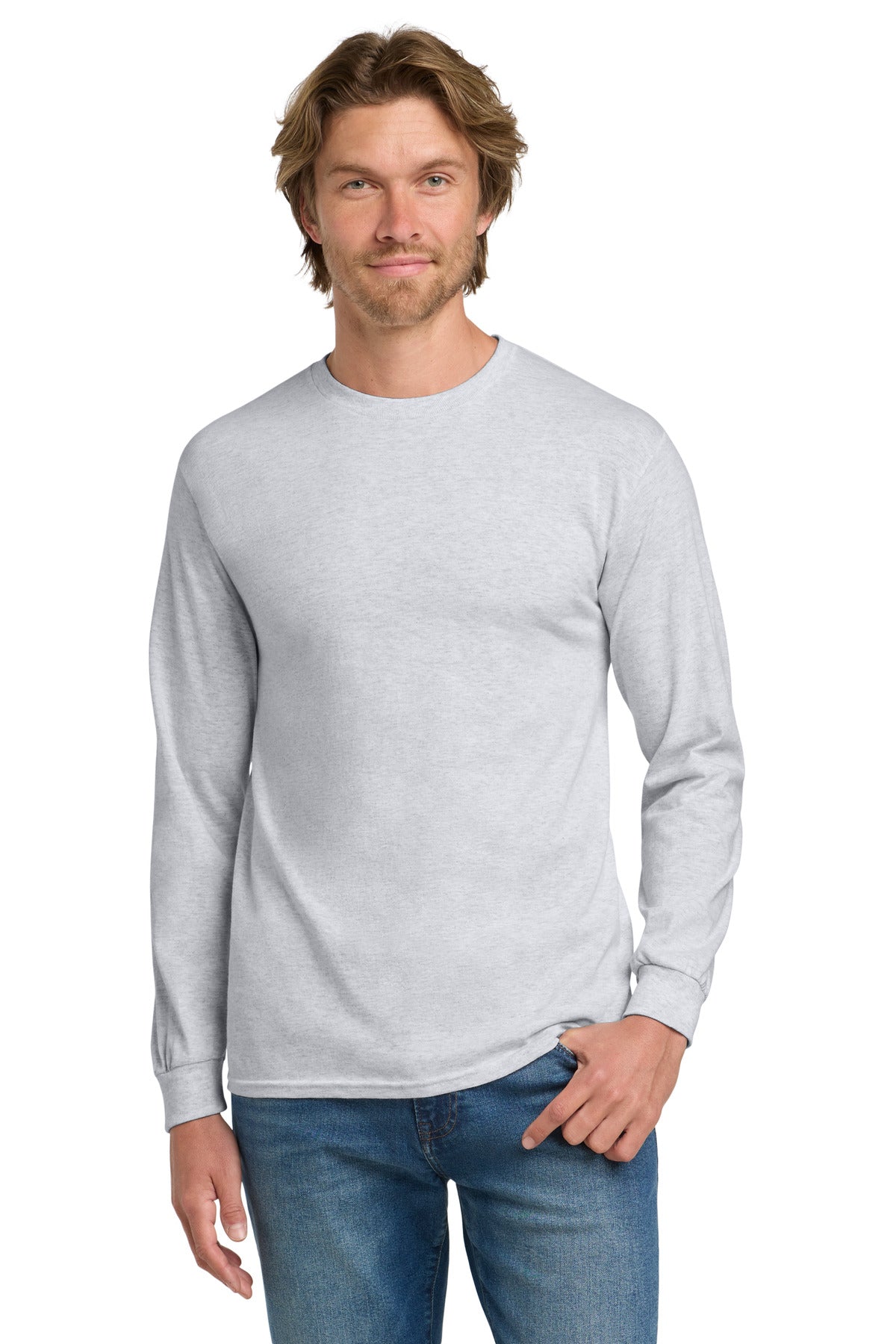 Gildan - Heavy Cotton 100% Cotton Long Sleeve T-Shirt. 5400