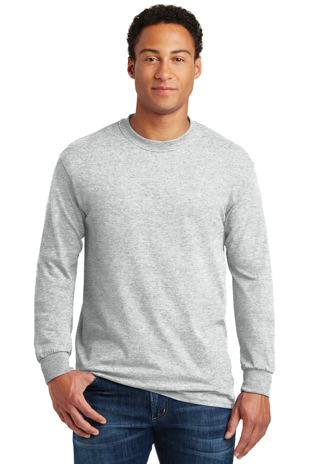 5400 – Gildan   - Heavy Cotton   100% Cotton Long Sleeve T-Shirt.
