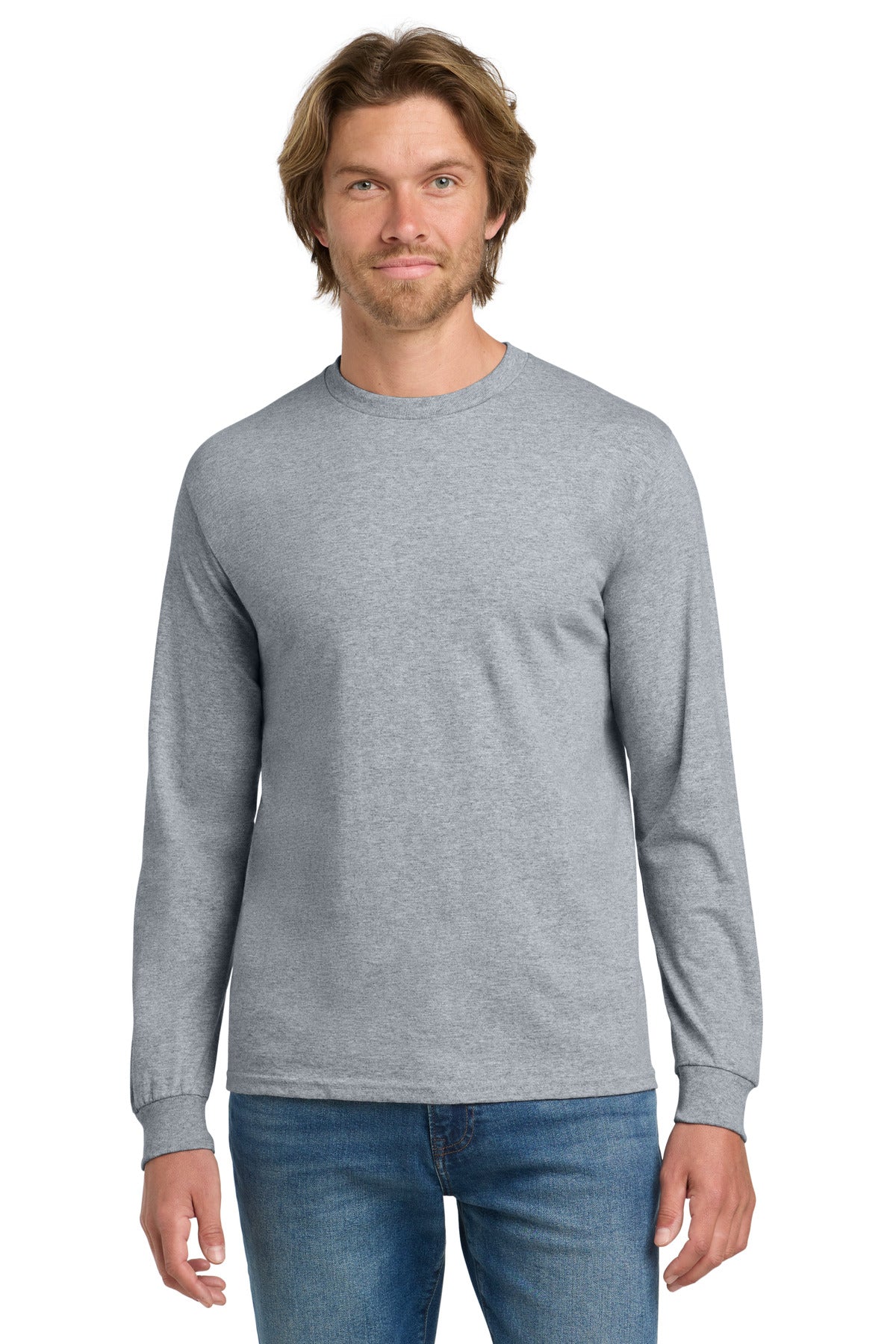 Gildan - Heavy Cotton 100% Cotton Long Sleeve T-Shirt. 5400