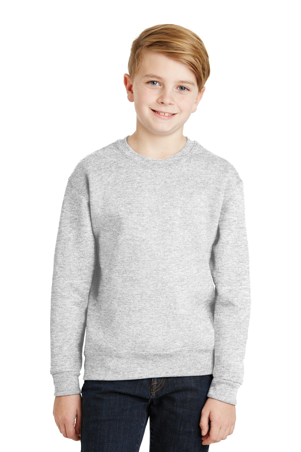 562B – Jerzees   - Youth NuBlend   Crewneck Sweatshirt.