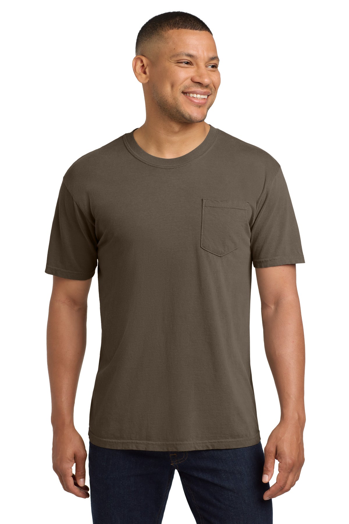 COMFORT COLORS Heavyweight Ring Spun Pocket Tee. 6030