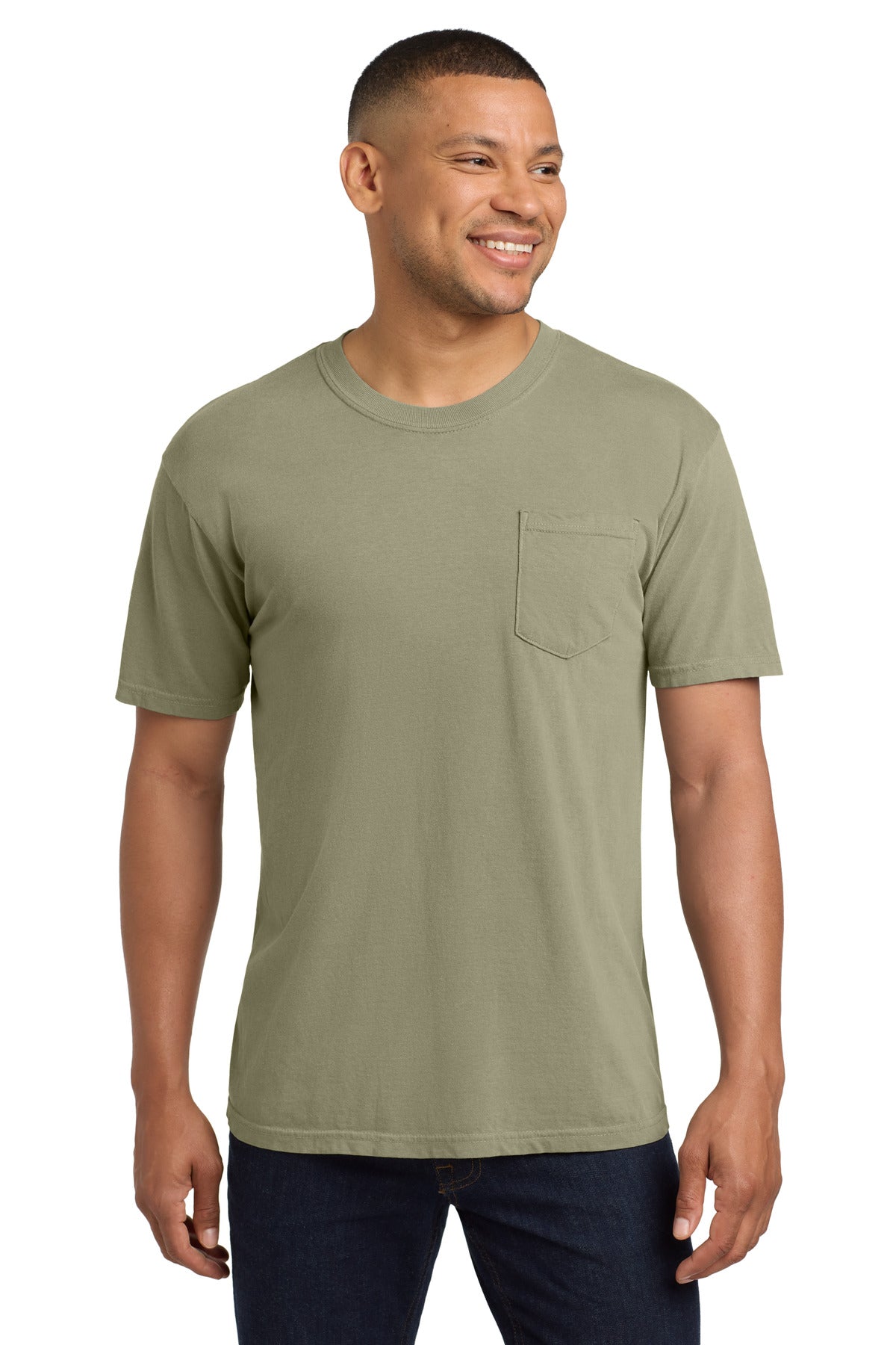 COMFORT COLORS Heavyweight Ring Spun Pocket Tee. 6030