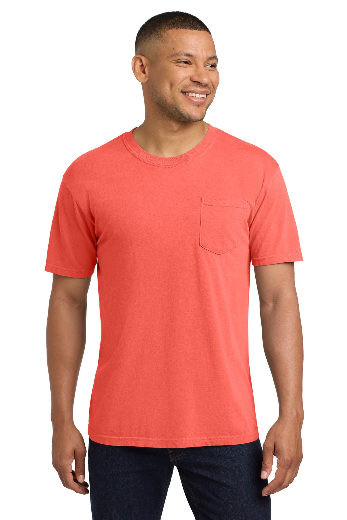 COMFORT COLORS Heavyweight Ring Spun Pocket Tee. 6030