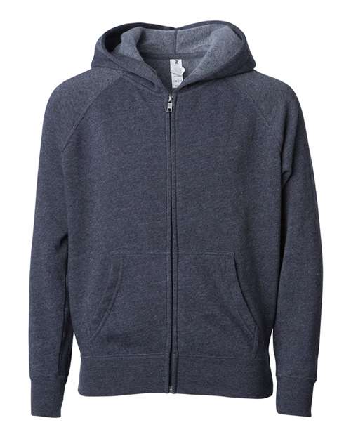 Youth Lightweight Special Blend Raglan Zip Hood - PRM15YSBZ
