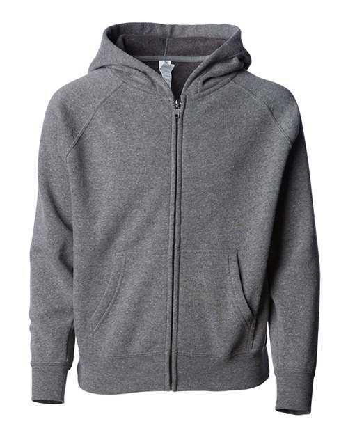Youth Lightweight Special Blend Raglan Zip Hood - PRM15YSBZ
