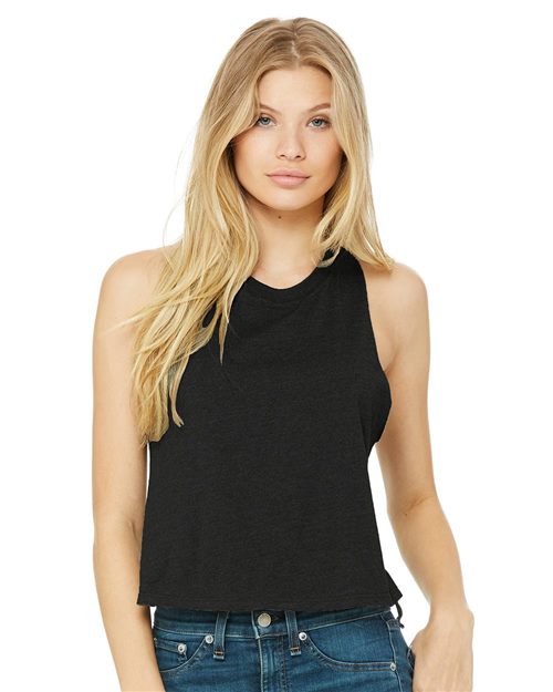 Women's Racerback Crop Tank - 6682