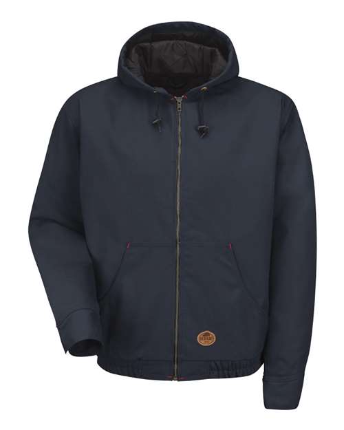 Blended Duck Zip-Front Hooded Jacket - JD20