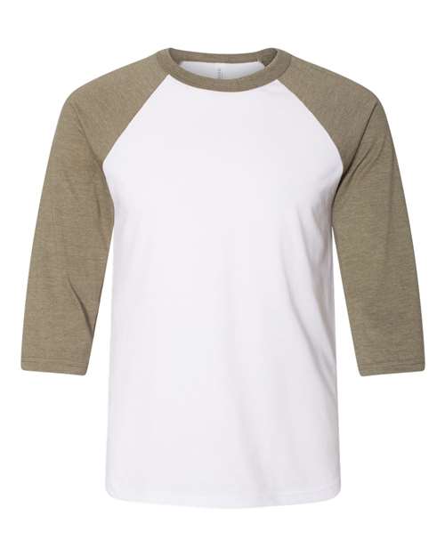 Three-Quarter Sleeve Baseball Tee - 3200