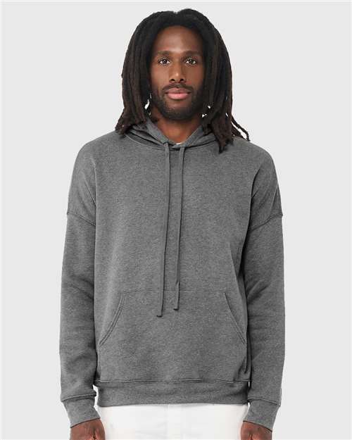 Sponge Fleece Drop Shoulder Hoodie - 3729