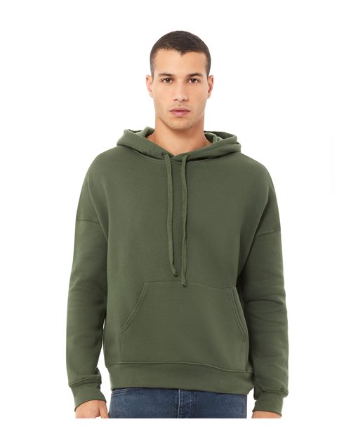 Sponge Fleece Drop Shoulder Hoodie - 3729