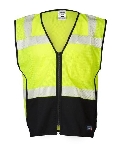 Premium Black Series® FR Black Bottom Mesh Vest - FM410