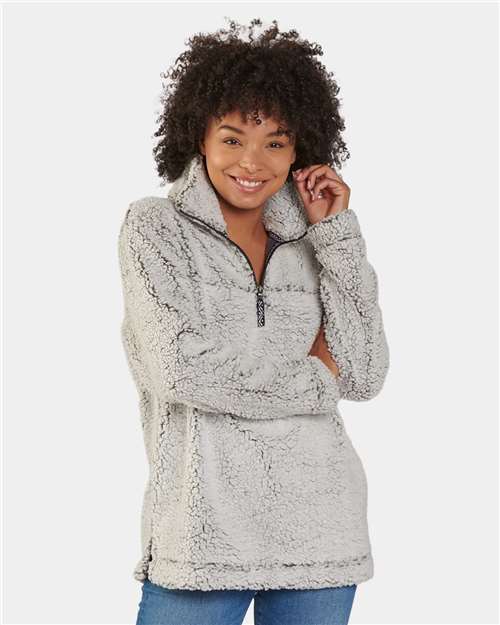 Sherpa Fleece Quarter-Zip Pullover - Q10