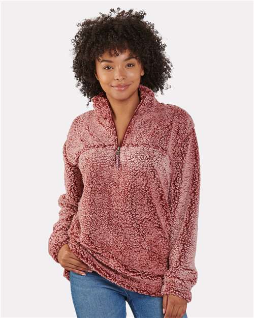 Sherpa Fleece Quarter-Zip Pullover - Q10