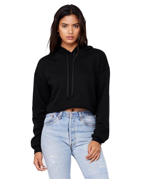 Women's Crop Fleece Hoodie - 7502