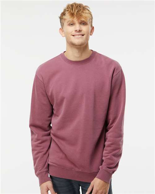 Midweight Pigment-Dyed Crewneck Sweatshirt - PRM3500