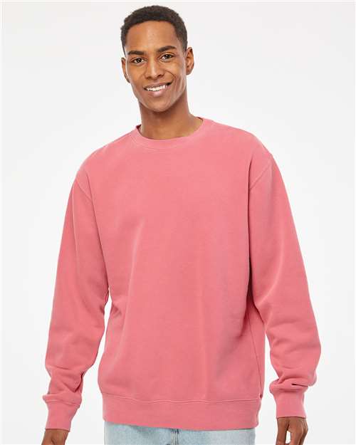 Midweight Pigment-Dyed Crewneck Sweatshirt - PRM3500