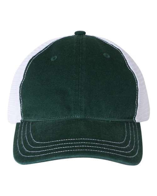 Garment-Washed Trucker Cap - 111