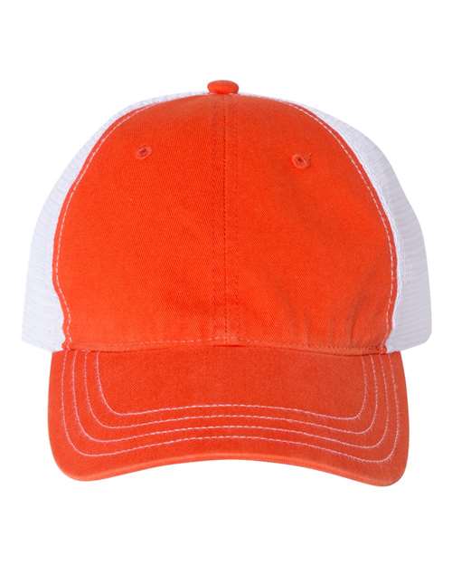 Garment-Washed Trucker Cap - 111
