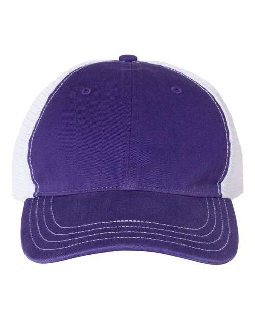 Garment-Washed Trucker Cap - 111