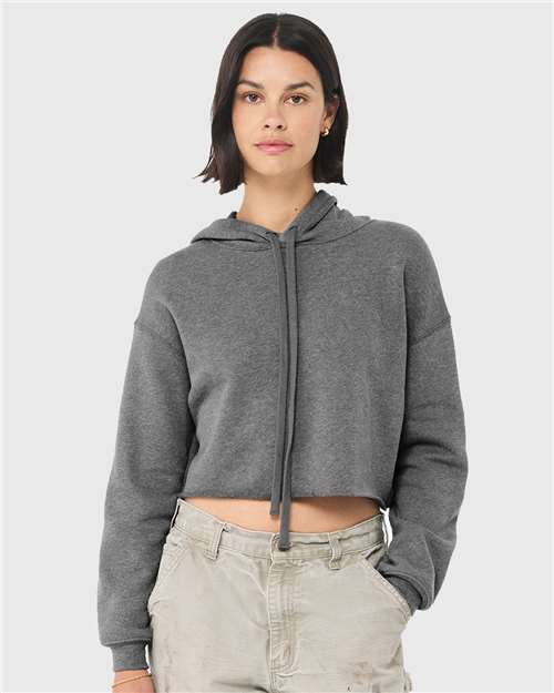 Women's Crop Fleece Hoodie - 7502