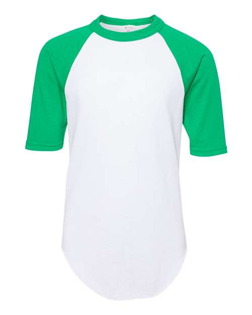 Youth Three-Quarter Sleeve Baseball Jersey - 4421