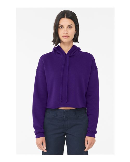 Women's Crop Fleece Hoodie - 7502