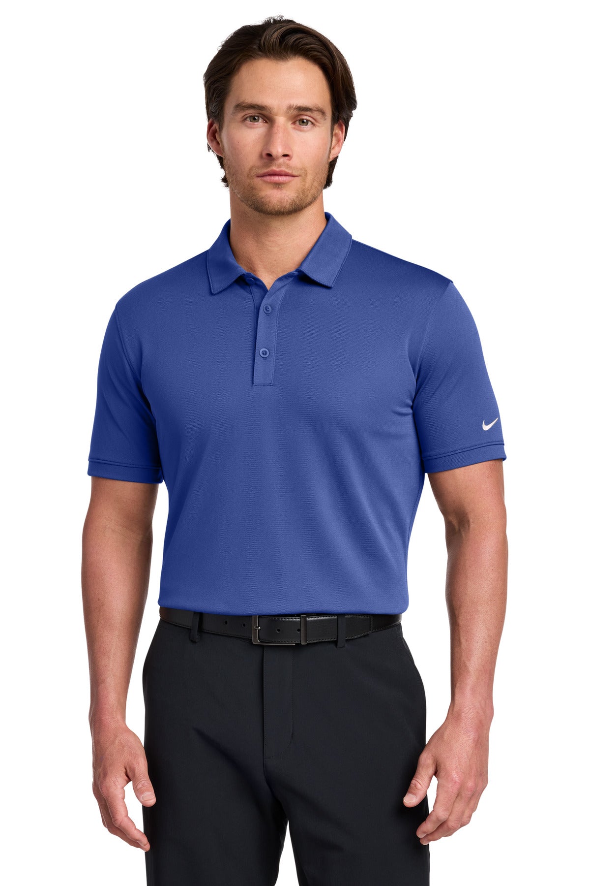 Nike Dri-FIT Solid Icon Pique Modern Fit Polo. 746099