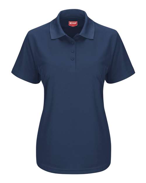 Women's Short Sleeve Performance Knit Pocketless Core Polo - SK97