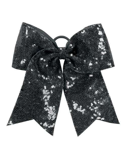 Sequin Cheer Hair Bow - 6702