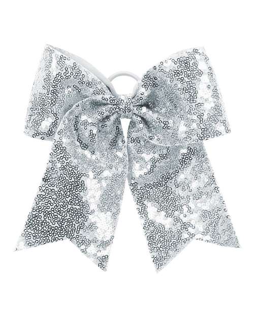 Sequin Cheer Hair Bow - 6702