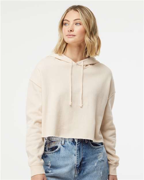 Women’s Lightweight Crop Hooded Sweatshirt - AFX64CRP