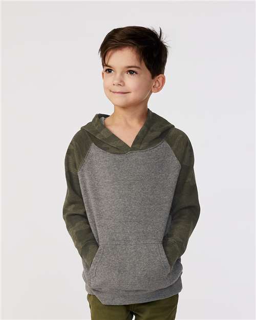 Toddler Special Blend Hooded Raglan Sweatshirt - PRM10TSB