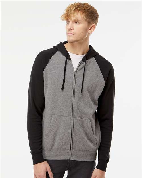 Special Blend Raglan Full-Zip Hooded Sweatshirt - PRM33SBZ