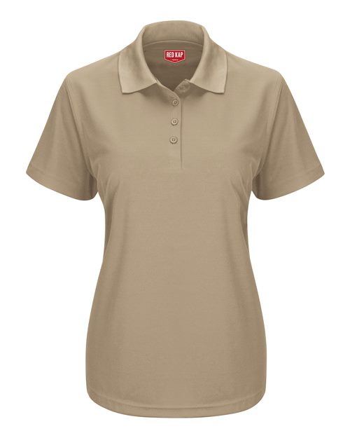 Women's Short Sleeve Performance Knit Pocketless Core Polo - SK97