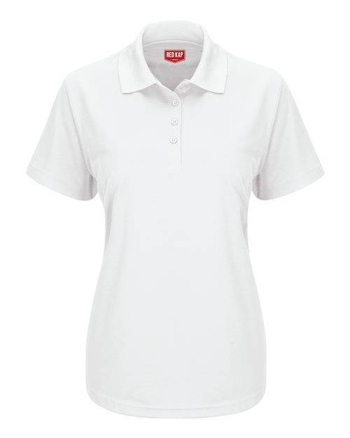 Women's Short Sleeve Performance Knit Pocketless Core Polo - SK97