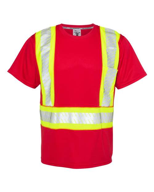 EV Series® Enhanced Visibility Contrast Pocket T-Shirt - B200-204