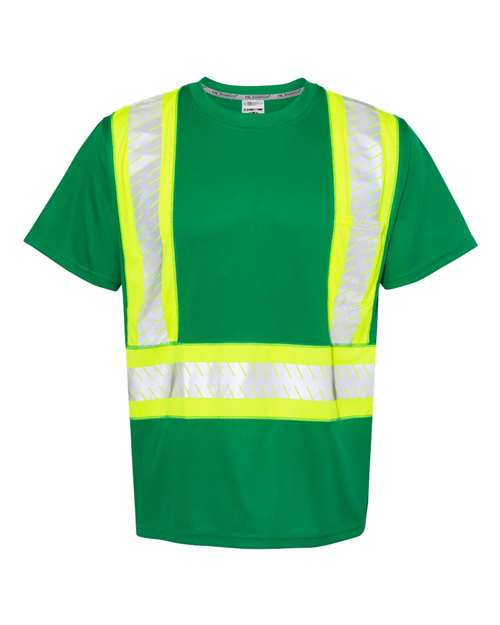 EV Series® Enhanced Visibility Contrast Pocket T-Shirt - B200-204