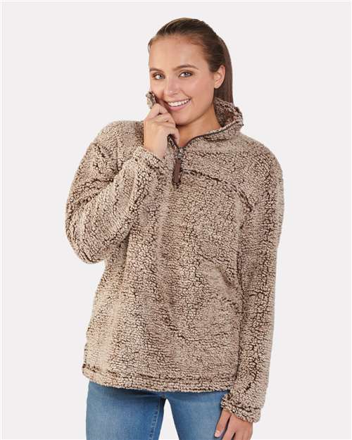 Sherpa Fleece Quarter-Zip Pullover - Q10