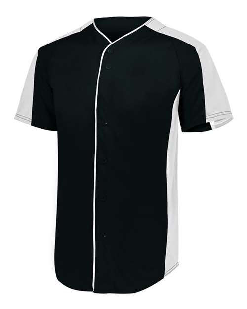 Youth Full Button Baseball Jersey - 1656