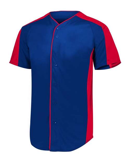 Youth Full Button Baseball Jersey - 1656